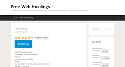 Desktop Screenshot of free-web-hostings.info