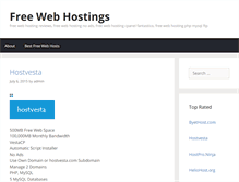 Tablet Screenshot of free-web-hostings.info